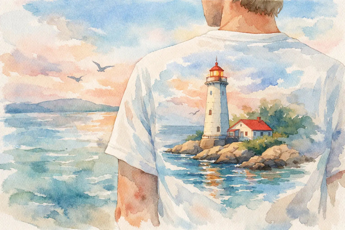 Lake Ontario Lighthouse Shirt, Worn With Meaning
