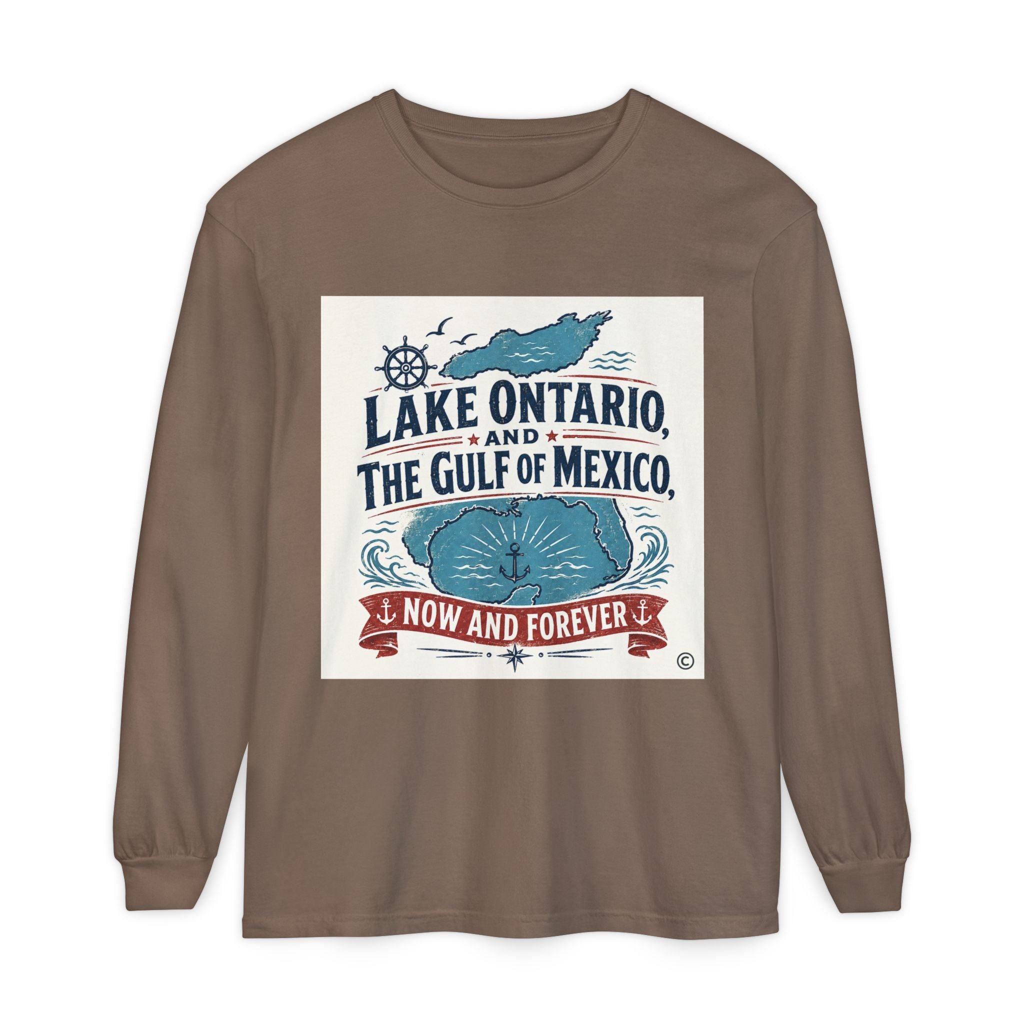 Lake Ontario to Gulf of Mexico Long Sleeve Tee — Now and Forever