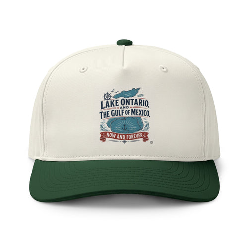 Lake Ontario to Gulf Cap — Vintage Nautical Two-Tone Hat