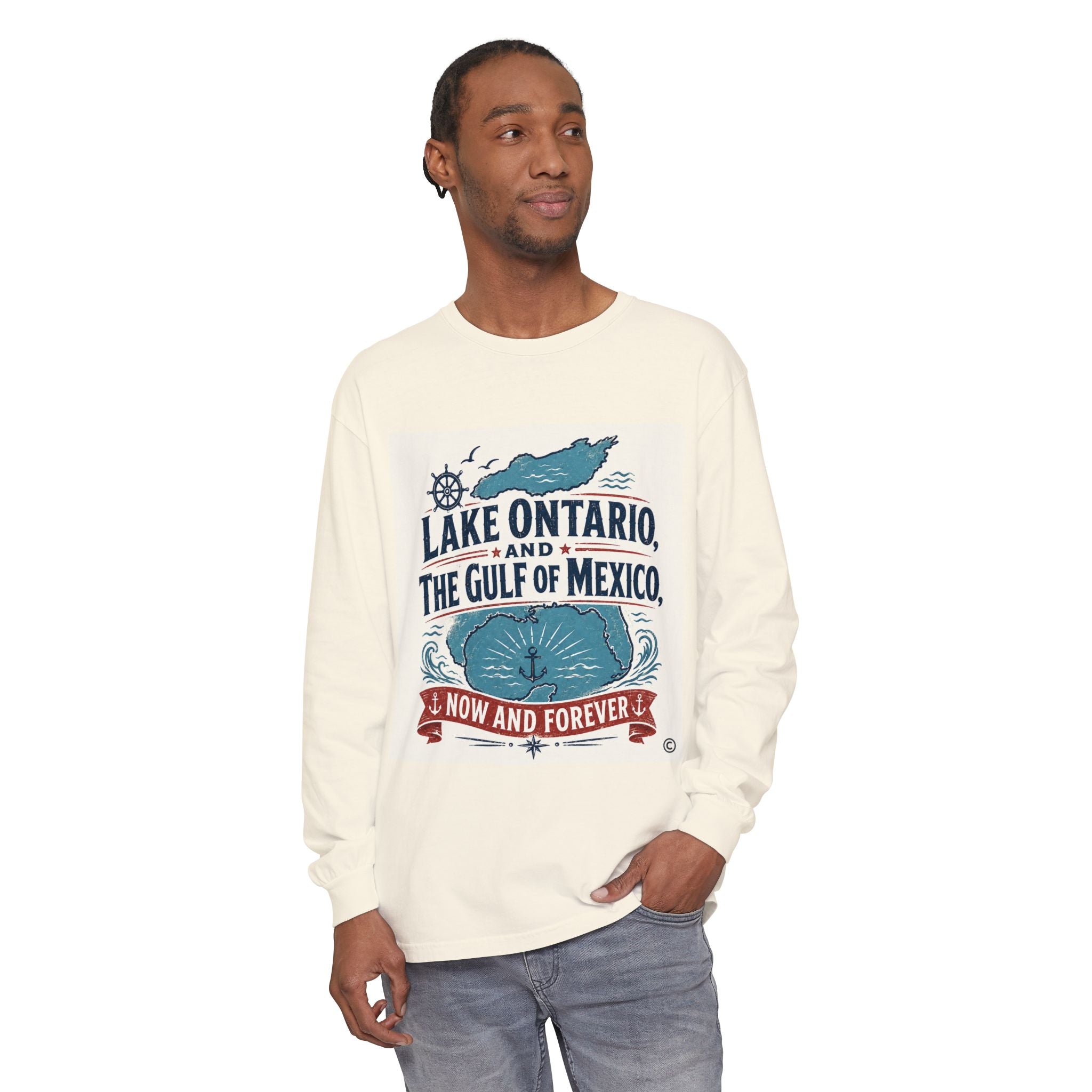 Lake Ontario to Gulf of Mexico Long Sleeve Tee — Now and Forever